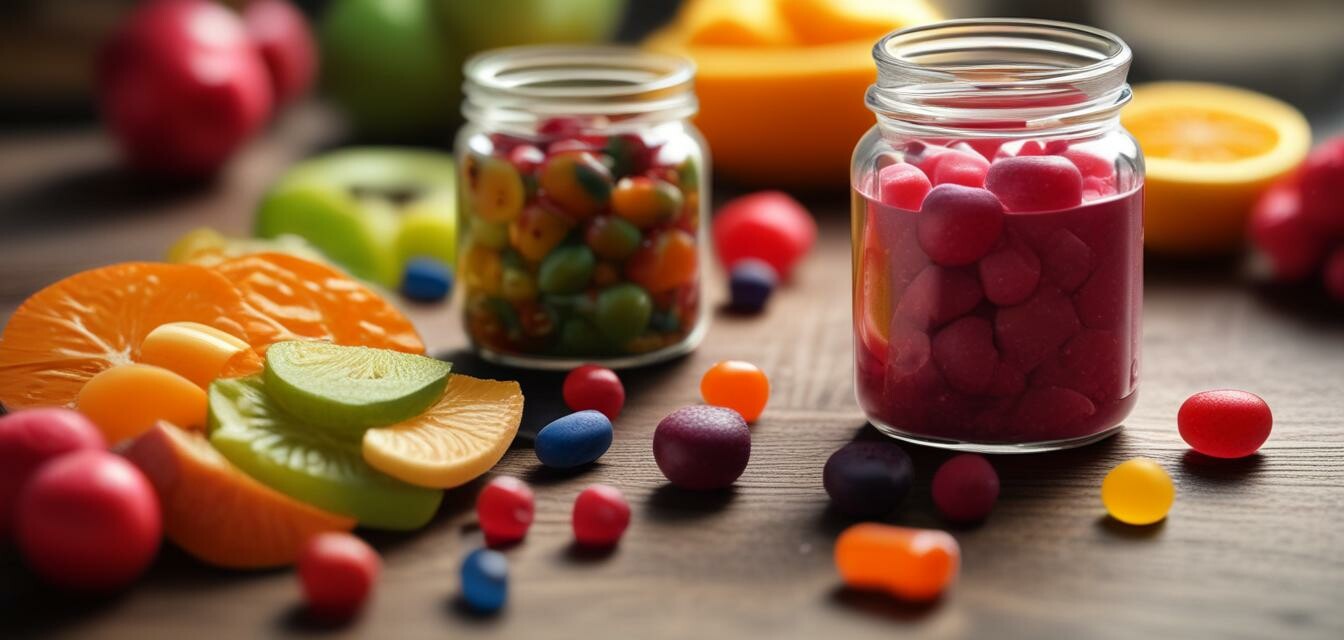 Healthy gummy supplements