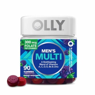 OLLY Men's Multi vitamins bottle with gummies