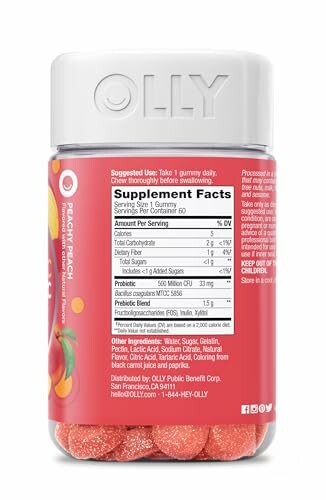 OLLY Probiotic + Prebiotic Gummy