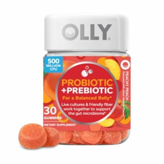 OLLY Probiotic Prebiotic Gummies for gut health