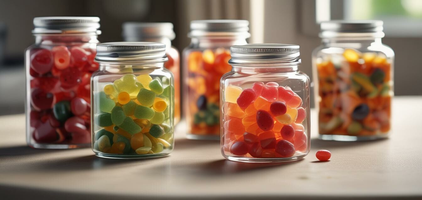 Different varieties of probiotic gummies