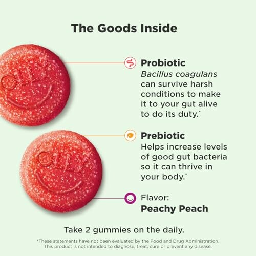 OLLY Probiotic + Prebiotic Gummies