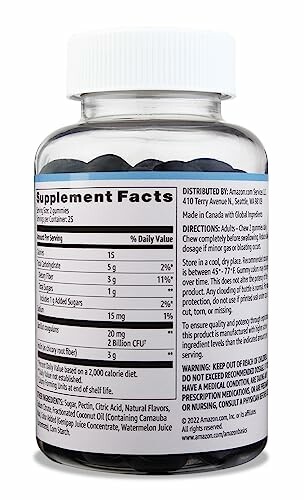 Amazon Basics Prebiotic & Probiotic Gummies