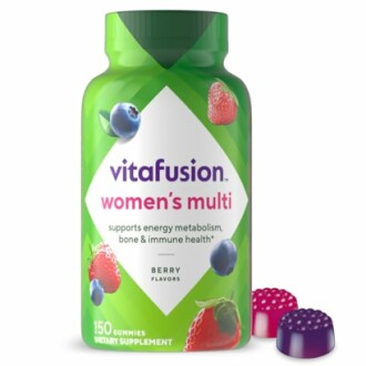 Vitafusion women's multi vitamins bottle with gummies